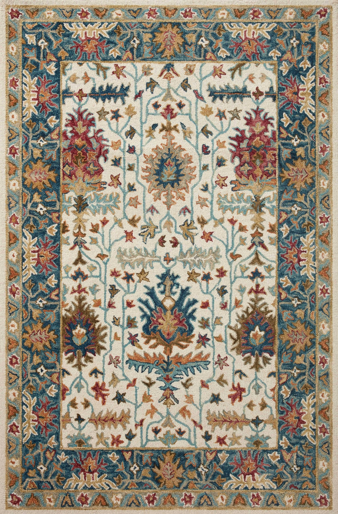 Loloi Victoria VK-23 Ivory/Sky Area Rug