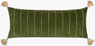 Surya Velvet Kantha VKH-002 Grass Green main image