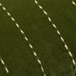 Surya Velvet Kantha VKH-002 Grass Green Detail