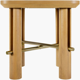 Surya Valdo VLDO-001 Clear / Metallic-Brass Furniture Main Image