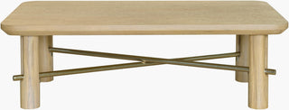 Surya Valdo VLDO-002 Clear / Metallic-Brass Furniture Angle