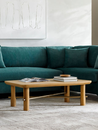 Surya Valdo VLDO-002 Clear / Metallic-Brass Furniture Style Shot