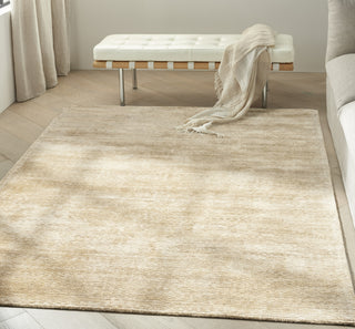Valley VLL01 Gold Area Rug by Calvin Klein Corner Image