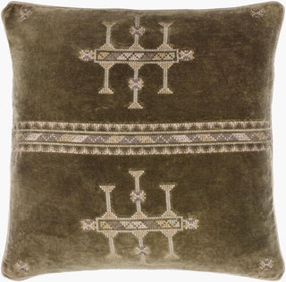 Surya Velour VLU-001 Olive Green main image