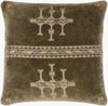 Surya Velour VLU-001 Olive Green Main