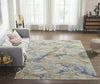 Ancient Boundaries Fortune FOR-1395 Indigo/Sand Area Rug Lifestyle Image Feature