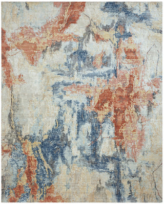 Ancient Boundaries Fortune FOR-1390 Blue/Spice Area Rug Main Image