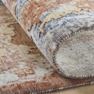 Ancient Boundaries Fortune FOR-1390 Blue/Spice Area Rug Alternative Image