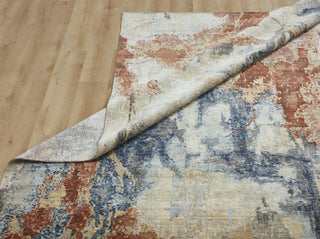 Ancient Boundaries Fortune FOR-1390 Blue/Spice Area Rug Alternative Image