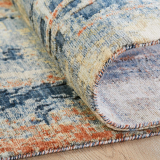 Ancient Boundaries Fortune FOR-1391 Denim/Rust Area Rug Alternative Image