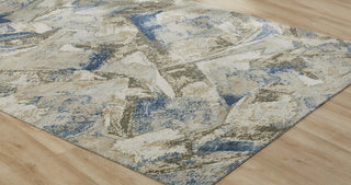 Ancient Boundaries Fortune FOR-1395 Indigo/Sand Area Rug Floor Image