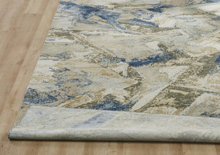 Ancient Boundaries Fortune FOR-1395 Indigo/Sand Area Rug Closeup Image