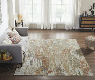 Ancient Boundaries Fortune FOR-1396 Rust/Clay/Zinc Area Rug Lifestyle Image