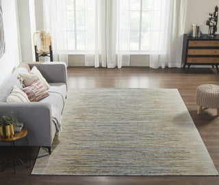 Ancient Boundaries Fortune FOR-1398 Blues/Sand Area Rug Lifestyle Image
