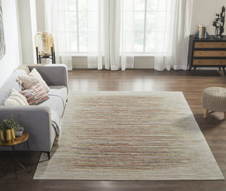 featured Ancient Boundaries Fortune FOR-1399 Rust/Sand Area Rug Lifestyle Image