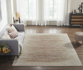 Ancient Boundaries Fortune FOR-1399 Rust/Sand Area Rug Lifestyle Image
