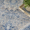 Nourison Vintage Home VNH01 Beige Blue Area Rug by Corner Image