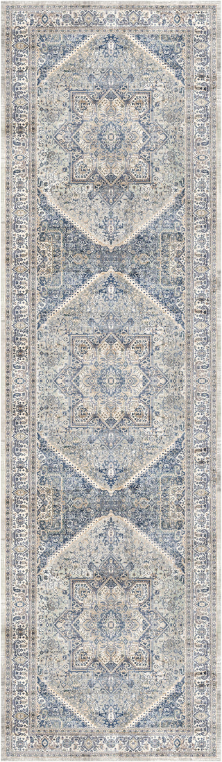 Nourison Vintage Home VNH01 Beige Blue Area Rug by Main Image