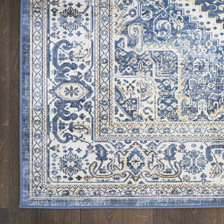 Nourison Vintage Home VNH01 Blue Area Rug by Detail Image