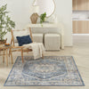 Nourison Vintage Home VNH01 Blue Area Rug by Room Image Feature