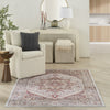 Nourison Vintage Home VNH01 Ivory Red Area Rug by Room Image Feature