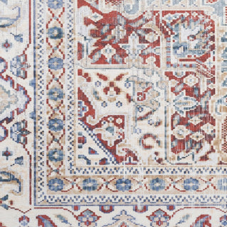 Nourison Vintage Home VNH01 Ivory Red Area Rug by Swatch Image