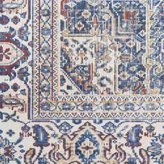 Nourison Vintage Home VNH01 Red Blue Area Rug by Swatch Image