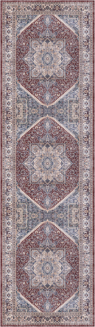 Nourison Vintage Home VNH01 Red Blue Area Rug by Main Image