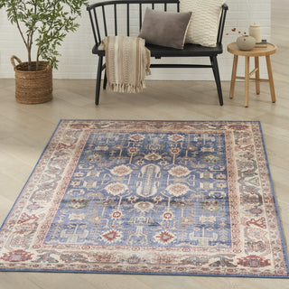 Nourison Vintage Home VNH02 Blue Area Rug by Corner Image