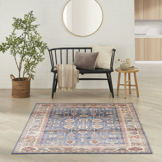 Nourison Vintage Home VNH02 Blue Area Rug by Room Image Feature