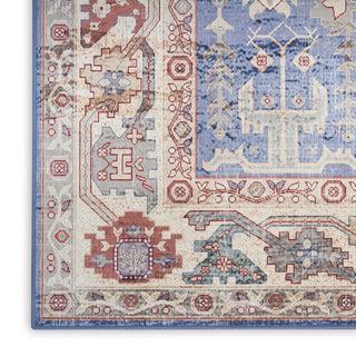 Nourison Vintage Home VNH02 Blue Area Rug by Texture Image