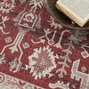 Nourison Vintage Home VNH02 Red Area Rug by Corner Image