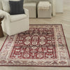 Nourison Vintage Home VNH02 Red Area Rug by Corner Image