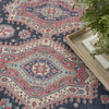 Nourison Vintage Home VNH03 Navy Area Rug by Corner Image