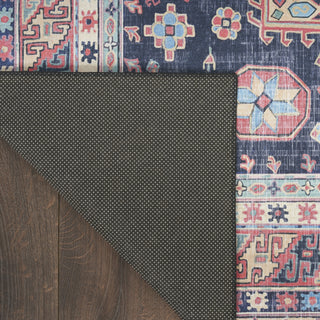 Nourison Vintage Home VNH03 Navy Area Rug by Corner Image