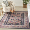 Nourison Vintage Home VNH03 Navy Area Rug by Corner Image