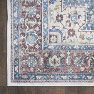 Nourison Vintage Home VNH04 Ivory Red Area Rug by Detail Image