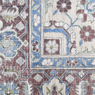 Nourison Vintage Home VNH04 Ivory Red Area Rug by Swatch Image