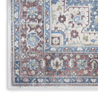 Nourison Vintage Home VNH04 Ivory Red Area Rug by Texture Image
