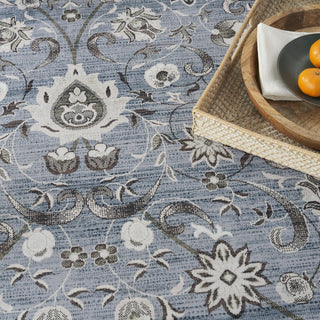 Nourison Vintage Home VNH05 Blue Area Rug by Corner Image
