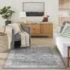 Nourison Vintage Home VNH05 Blue Area Rug by Room Image Feature