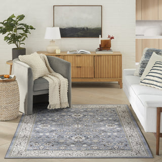 Nourison Vintage Home VNH05 Blue Area Rug by Room Image Feature