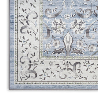 Nourison Vintage Home VNH05 Blue Area Rug by Texture Image