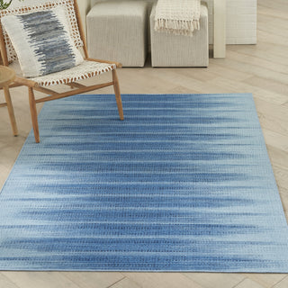 Nourison Vintage Home VNH07 Blue Area Rug by Corner Image