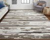 Feizy Vancouver 39FEF Brown Area Rug Lifestyle Image Feature