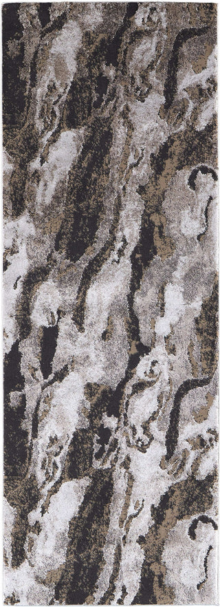 Feizy Vancouver 39FGF Charcoal/Beige Area Rug