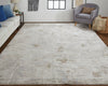 Feizy Vancouver 39FHF Ivory/Gray Area Rug