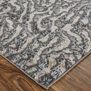 Feizy Vancouver 39FJF Beige/Charcoal Area Rug