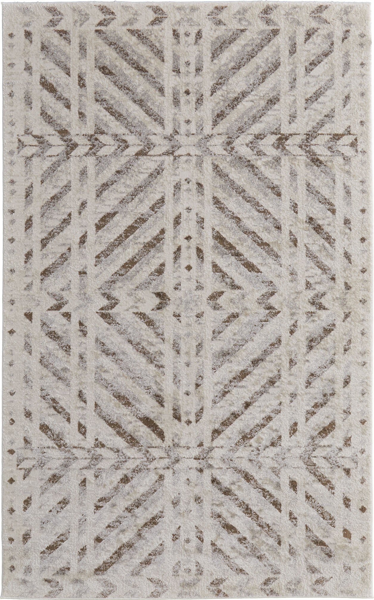Feizy Vancouver 39NQF Ivory/Tan/Brown Area Rug
