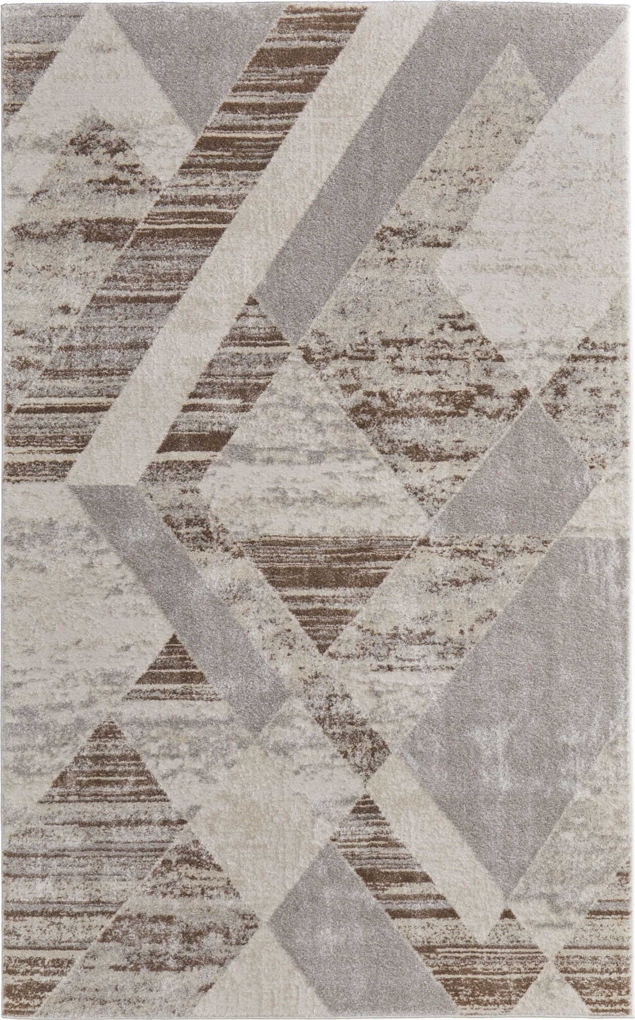 Feizy Vancouver 39NRF Tan/Brown/Ivory Area Rug